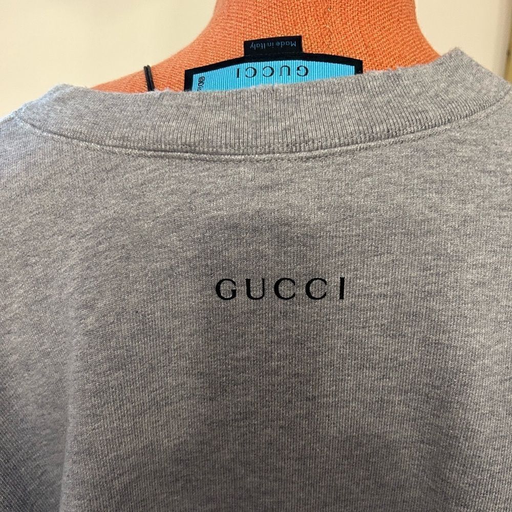 Men’s Gucci, X Disney, Donald Duck heavyweight sweatshirt size large made Italy - Picture 7 of 10